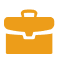 Icon illustration of a briefcase